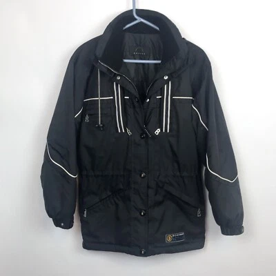 Chaqueta de esquí de invierno para mujer Bogner Active Joan Thyzmann Design talla 6 negra con capucha Foto 1 de 4