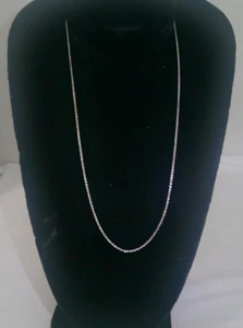 20-Inch Sterling Silver Chain Necklace – Unisex – Includes Gift Box - Picture 1 of 4