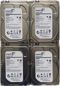 4x Seagate DESKTOP HDD 4TB Internal HD 3.5" ST4000DM000 Total: 16TB 1F2168-300 - Photo 1/1