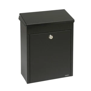 Buzón Mefa Bosca 35 en negro profundo RAL 9005 - Imagen 1 de 2