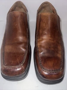 Johnston & Murphy MEN'S SHOES SIZE 10.5 M Brown Loafers Slip On Size 10 1/2 - Picture 1 of 14