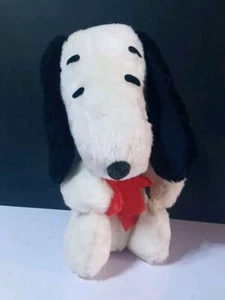 Vintage Snoopy Plush 10” Musical Windup Stuffed Animal Beagle Dog Knickerbocker - Picture 1 of 5