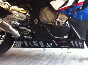 BMW S1000 RR 2009-2014 Exhaust Cat Cover Belly Pan Fairing Extension - Picture 1 of 12