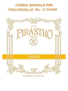 Corda singola per violoncello Do - C Pirastro Gold 235400 - Foto 1 di 2