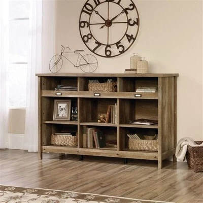 Pemberly Row Contemporary 9 Cubby Storage Unit in Craftsman Oak Foto 1 de 4