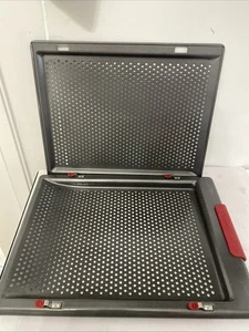 🔥 ALETA/PARRILLA FRANCESA KitchenAid con mango de silicona roja - Imagen 1 de 4