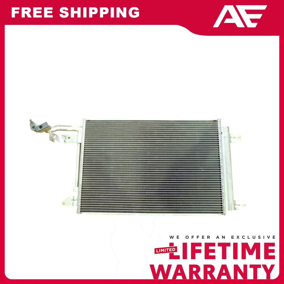 Condensador de aire acondicionado para Volkswagen Jetta GTI Eos Golf Rabbit 2005-2015 R32 Audi A3 TT Foto 1 de 1