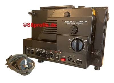 Super 8 Filmprojektor/ Tonfilmprojektor Chinon 7800H,  2 Track ,2 Jahre Gew. - Bild 1 von 4