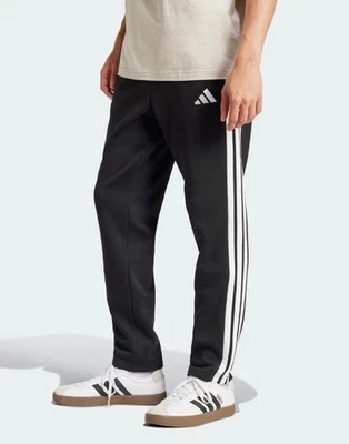 NWT Mens Adidas Essentials 3-Stripe Multi Sport Fleece Pants JD1854 Black sz XL - Image 1 of 4