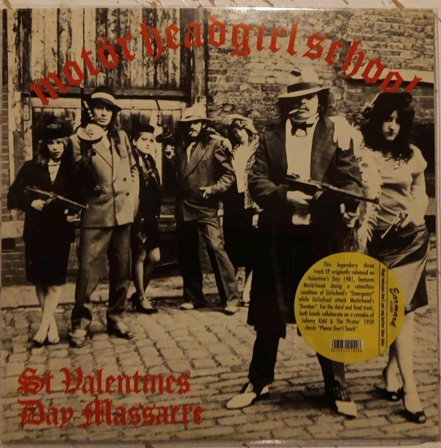 Motörhead Girlschool - St Valentines Day Massacre 10" Vinyl EP Punk Heavy Metal - Bild 1 von 3