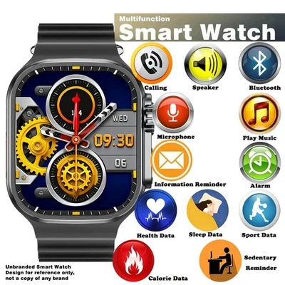 New Smart Watch Men Waterproof Smartwatch Bluetooth for Android and IOS - Image 1 of 4