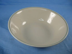 Corelle Gemüse Servierschüssel, Wildblume 8 1/2" x 2,5" Elfenbein/Grün Rand Band - Bild 1 von 10