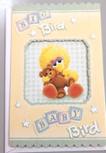 Sesame Street Big Bird One-Year-Old Happy First Birthday Card 1 year - Picture 1 of 3