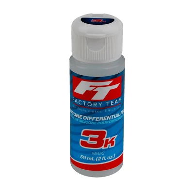 Factory Team Associated Silicone Diff Fluid 3,000 cSt #5452 2 fl.oz. 59mL - Image 1 of 2