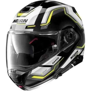 Casco modulare Nolan N100-5 UPWIND N-COM glossy black taglia M - Foto 1 di 1
