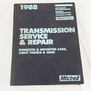 1988 Mitchell Domestic Import Cars Light Trucks Vans Trans Service Repair Manual - Picture 1 of 12