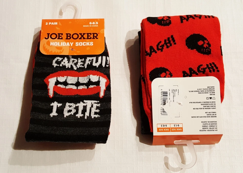 Calcetines de Halloween o de todos los días para niños o niñas: talla de zapato: 6 a 1,5--4 a 10,5 Foto 1 de 1