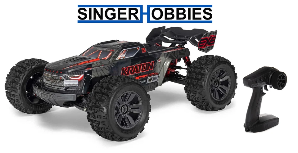 ARRMA Kraton 6S EXB 1/8 4x4 Brushless Speed Truck Black ARA8708V6T1