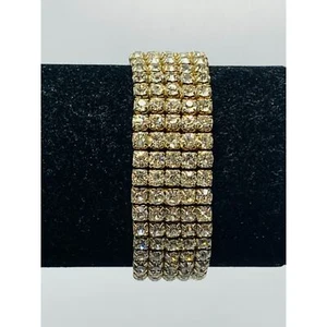 Tennisarmband Stretch Strass 5 Lagen - Bild 1 von 4