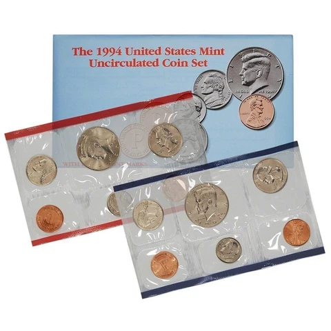 1994 US UNITED STATES MINT UNCIRCULATED COIN SET P & D BIRTH YEAR OGP Cover