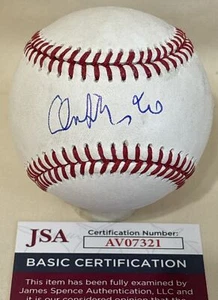 Guitarrista músico Orianthi - Firmado Rawlings MLB Béisbol Automático - Certificado de autenticidad JSA - Imagen 1 de 5
