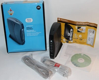Motorola Surfboard Cable Modem Model SB5101 with original box - NO Power supply - Image 1 of 3