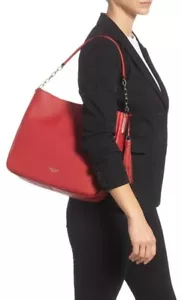 Bolso de hombro de cuero Kate Spade Kingston Drive Leah con reliquia - Imagen 1 de 7