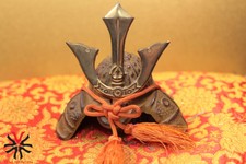 KABUTO SAMURAI DECORATION MADE IN JAPAN RARE MINI 兜 JAPON CASQUE SAMOURAI
