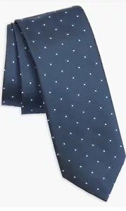 Corbata Boss Skinny de puntos azul oscuro - Imagen 1 de 7