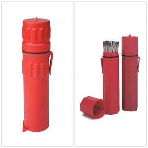 ESTUCHE CONTENEDOR DE VARILLA DE SOLDADURA GRANDE CON ELECTRODO DE SOLDADURA - Imagen 1 de 3