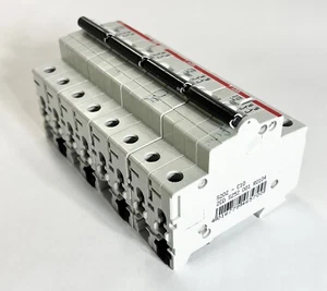 Lot of (4) ABB Circuit Breaker 2 Pole S202-C10 2CD 8252 001 R0104 One Money! - Picture 1 of 4