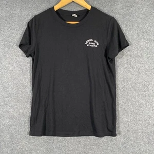 Lorna Jane Shirt Womens Extra Small Black Yoga Gym Crew Neck Ladies Z183 - Picture 1 of 10