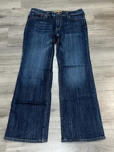 Seven 7 Women's Jeans Size 12 Blue Premium Denim Flare Classic Casual Comfort - Picture 1 of 9