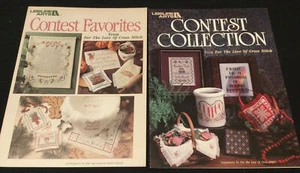 2 counted cross stitch booklets: Contest Favorites & Contest Collection - Picture 1 of 7