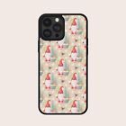 GONK GNOME PATTERN WINTER WATERCOLOUR PHONE CASE COVER FOR IPHONE SAMSUNG HUAWEI