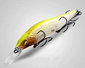 Durhams Tackle DT Vision 110+1 Jerkbait Twilight Chartreuse Back - Imagen 1 de 1