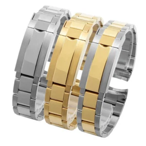 Massive gebogene Endschraube Uhrenarmbanduhr Band Ersatzband Submariner 20 mm - Bild 1 von 14