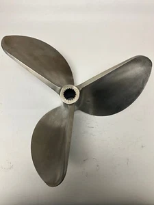 CLEAVER PROPELLERS (PAIR) 19 SPLINE, STAINLESS STEEL - Foto 1 di 10