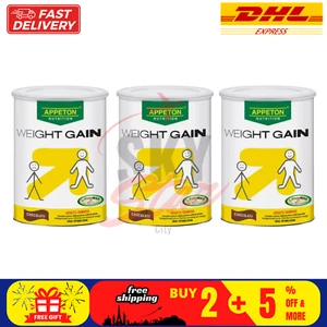 3 Tin X APPETON Weight Gain for Adult High-Protein Chocolate 450g DHL EXPRESS - Picture 1 of 6