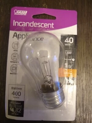 (6pk) Feit 40-W Soft White 2700K A15 Clear Glass E26 Base Dimmable Light Bulb - Image 1 of 3