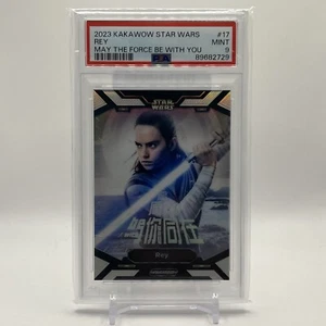 2023 Kakawow Disney 100 Star Wars - May The Force Be With You Rey - #17 PSA 9 - Picture 1 of 2