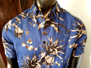 CAMISA TED BAKER 3 London Super Cool manga corta - nueva con etiquetas - talla L - Imagen 1 de 16