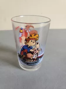 Amora Mustard Glass - SPIROU - Vintage 1994 Dupuis TF1 - 9.7Cm Height - Picture 1 of 4