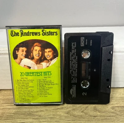 The Andrews Sisters - 20 Greatest Hits - Cassette - F 42006 Nostalgia - Holland - Image 1 of 3