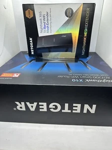 NETGEAR - NightHawk X10 Router *AND* NightHawk X6S Mesh Extender - 2 Piece Lot - Picture 1 of 5