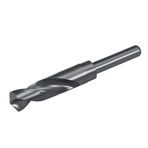 21.5mm Reduced Shank Drill Bit HSS 6542 Black Oxide with 1/2 Inch Straight Shank - Picture 1 of 6