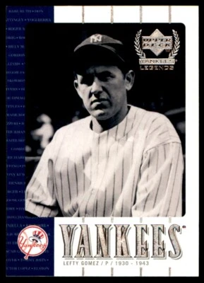 2000 UPPER DECK YANKEES LEGENDS - #49 LEFTY GOMEZ NEW YORK YANKEES - Image 1 of 2