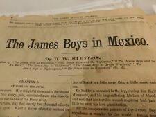 384 Jesse James Gang Wide Awake Library Graphic Comic 1882 James Boys in Mexico