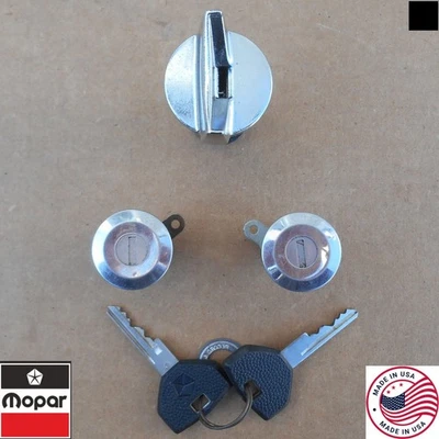 MOPAR NOS 1986-1990 lockset for tilt steering column ignition & 2 doors 3478168 - Image 1 of 4