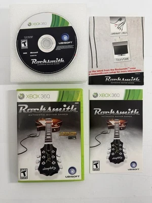 Rocksmith (Xbox 360) Guitar Game Complete w/insert - TESTED - Cable Not Included - Image 1 of 4